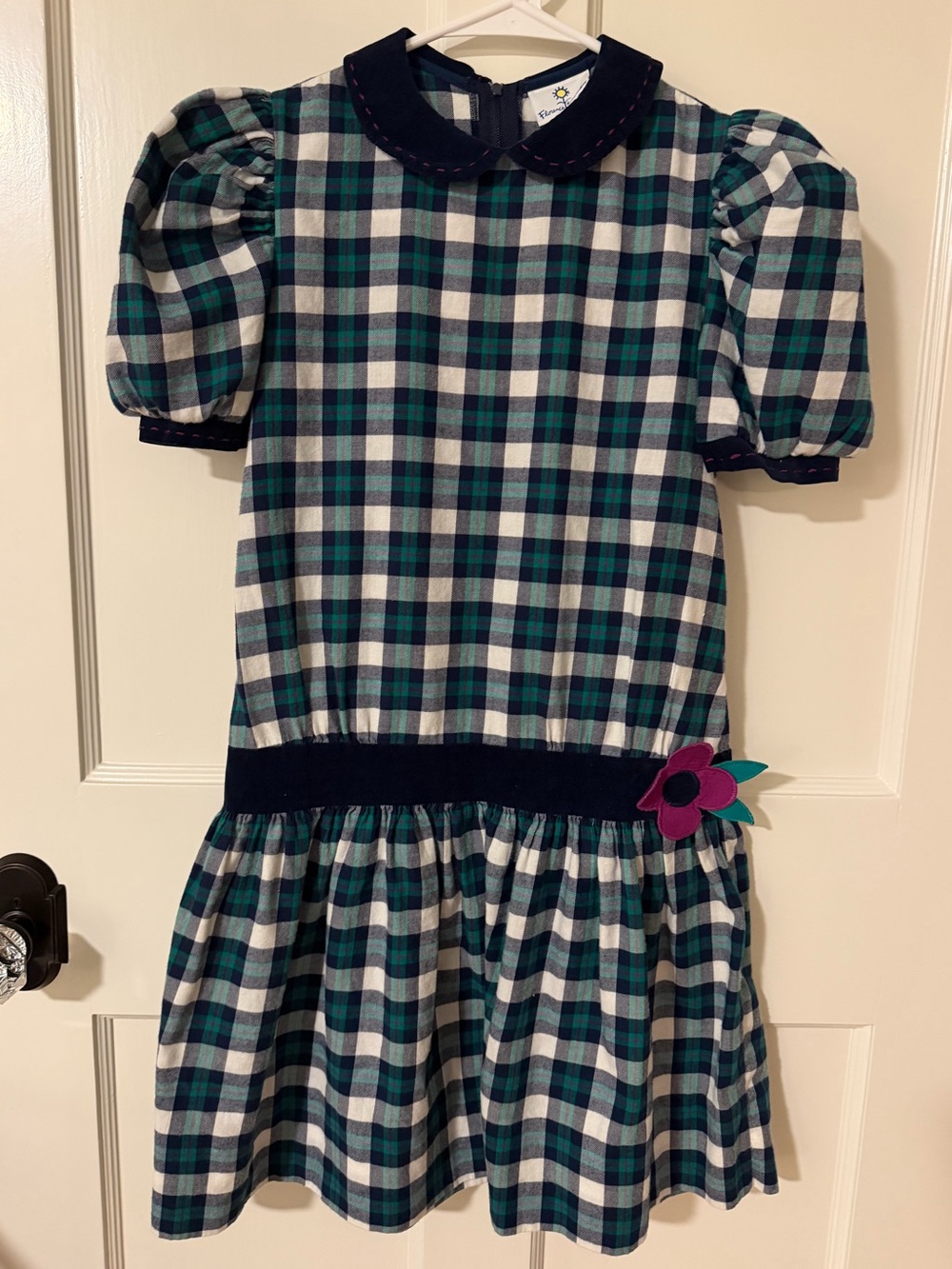 Vintage Florence Eiseman Plaid Girls Dress